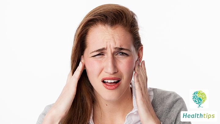 Why does one experience tinnitus upon sweating?