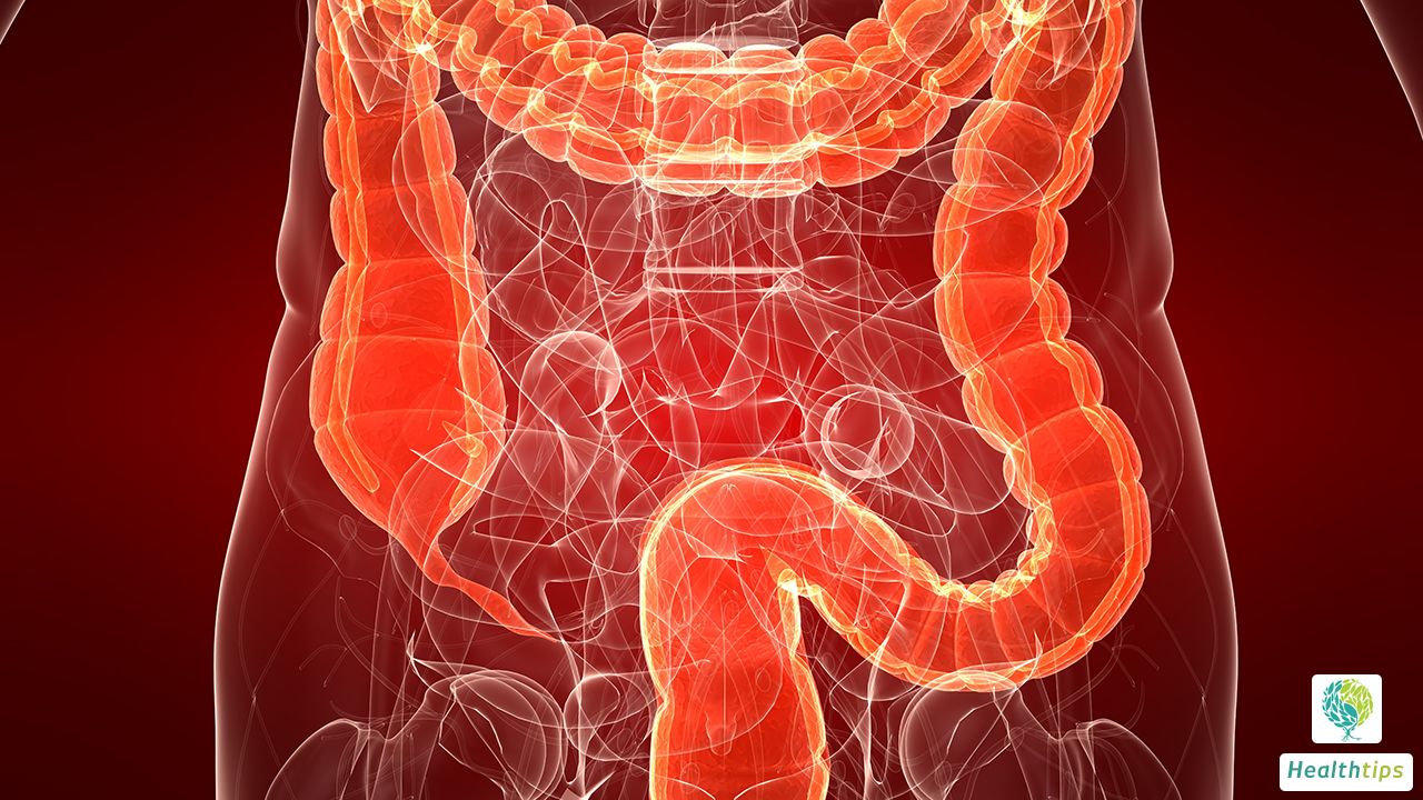 How long does an elderly person with colon cancer experience blood in their stool?